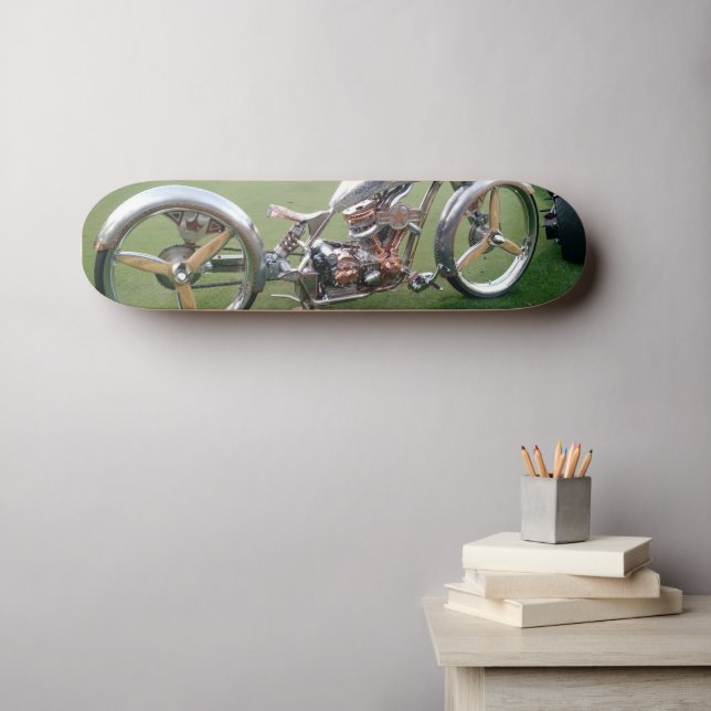 Skateboard Motorcycle Art Skate (Art mural (Horz))