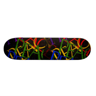 Skateboard Mots de paix