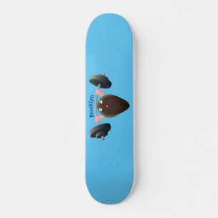 Skateboard Moule amusante travaillant sur l'illustration de d