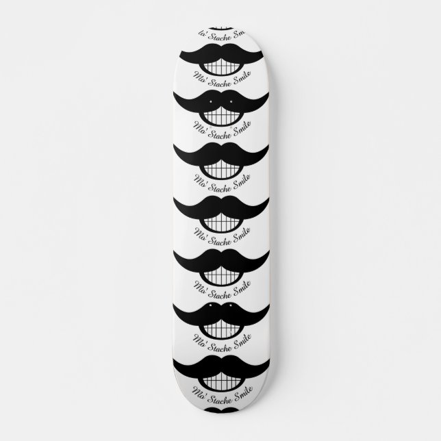 Skateboard Moustache (Devant)