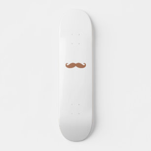 Skateboard moustache simple