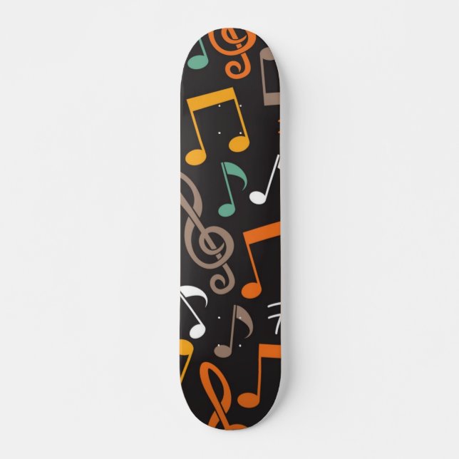 Skateboard Music pattern (Devant)