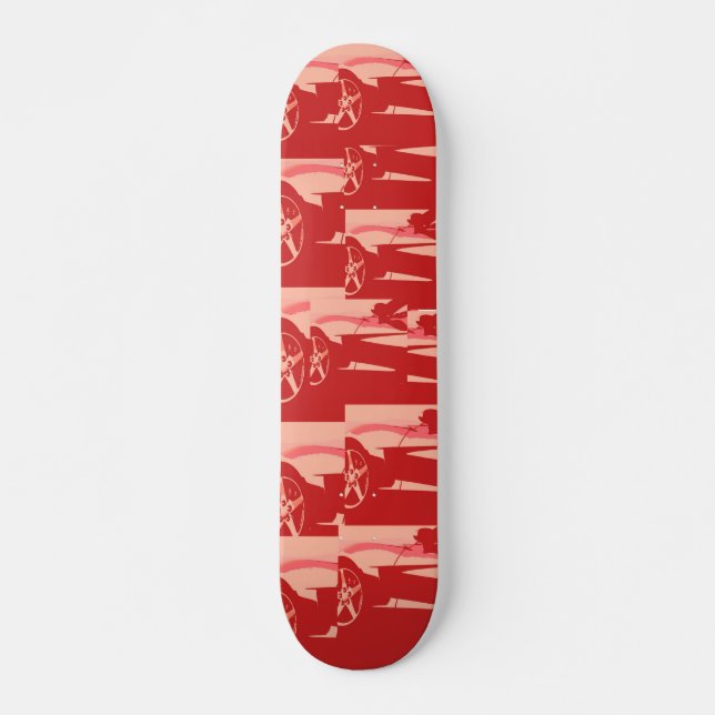 Skateboard My Red Corvette (Devant)