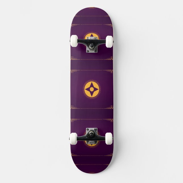 Skateboard Mystique Violette (Recto)