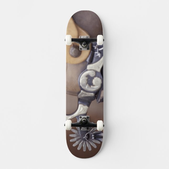 Skateboard NA, États-Unis, Texas, Lubbock Botte et éperon de  (Recto)