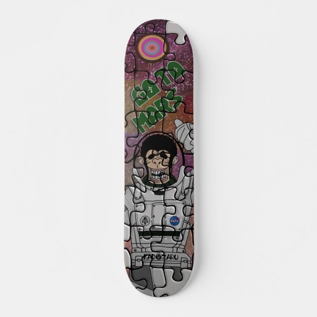Skateboard NASARU スケートボード_txy/green (Devant)