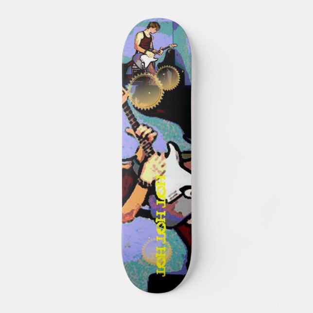 Skateboard Nate et Guitare (Recto)