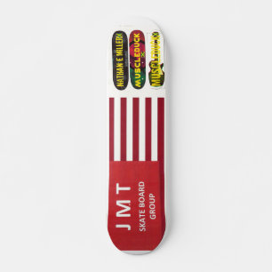 Skateboard NATHAN E MILLER MUSCLEDUCK Skateboard, plateau de
