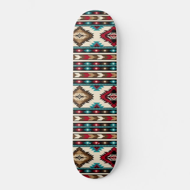 Skateboard Native American Design Skate Board (Recto)