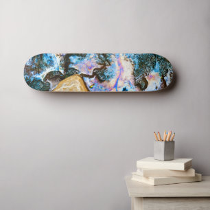 Skateboard nature abstraite eau morte