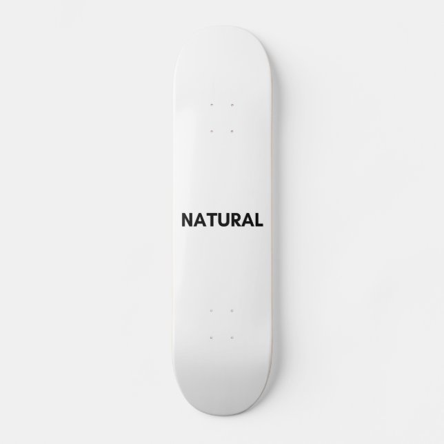 Skateboard naturel (Recto)