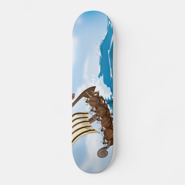 Skateboard Navire Viking (Recto)