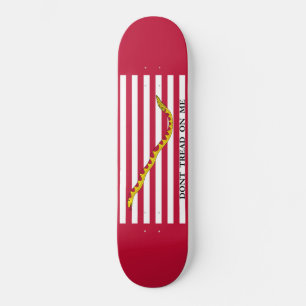 Skateboard Ne marchez pas sur moi, Jack naval américain
