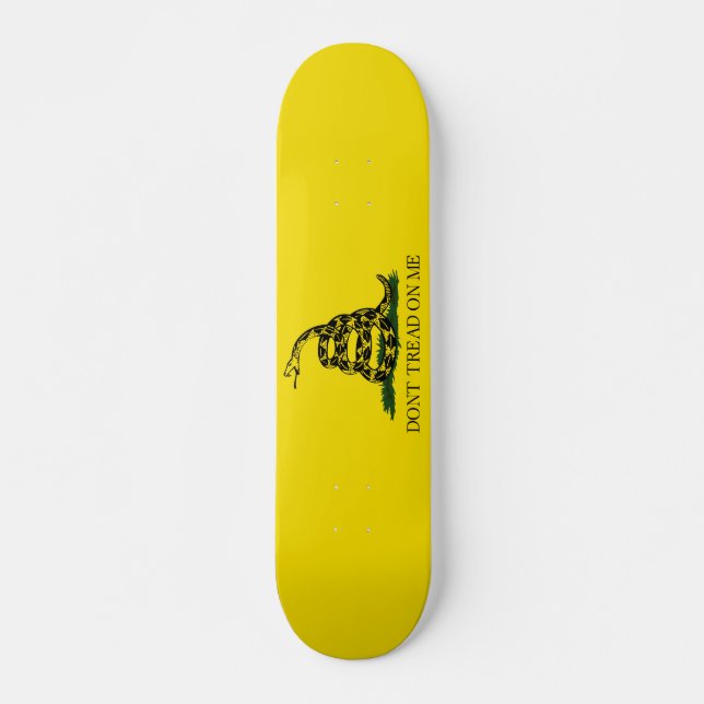 Skateboard Ne pas taper sur le drapeau de Me Gadsden (Devant)