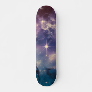 Skateboard Nebula Galaxie Bleue
