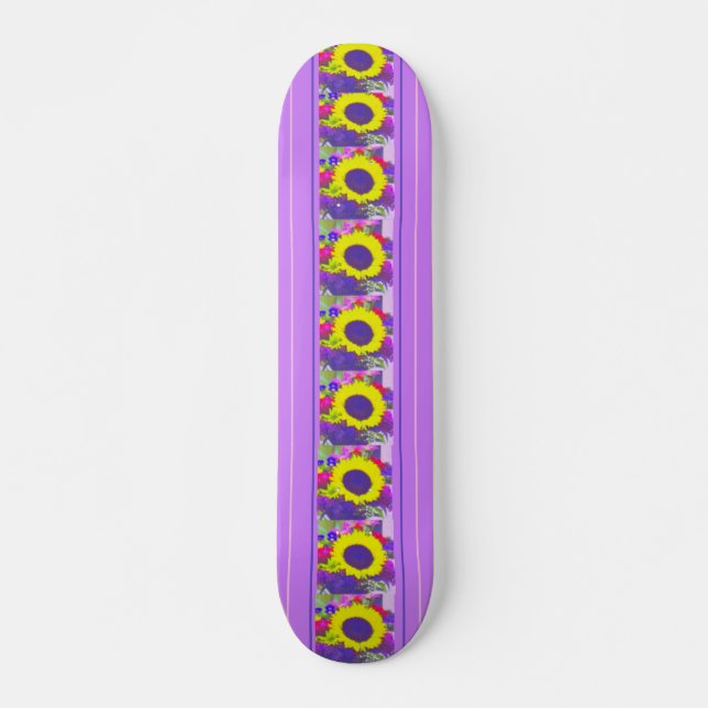 Skateboard Neon Bouquet Skate (Devant)