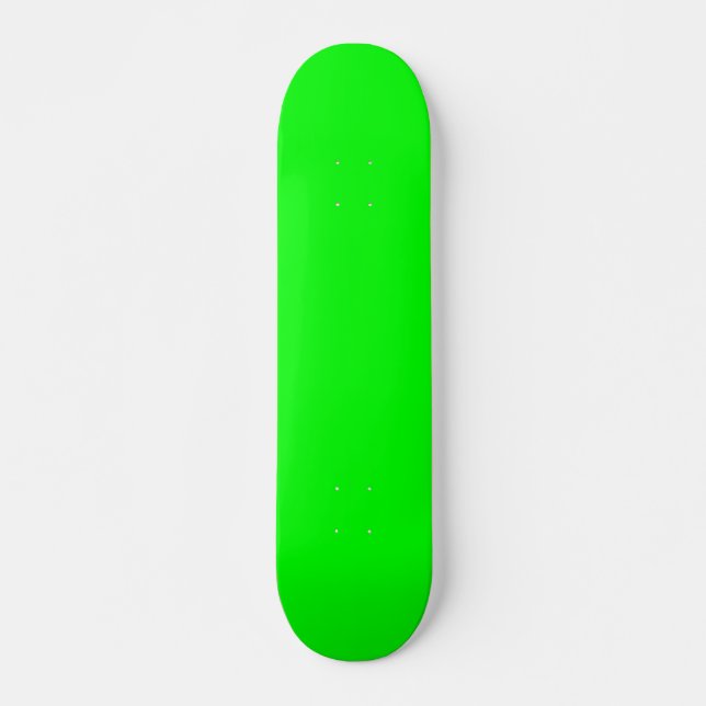 Skateboard Neon Green Skate (Devant)