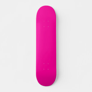 Skateboard Neon Pink Solid Color