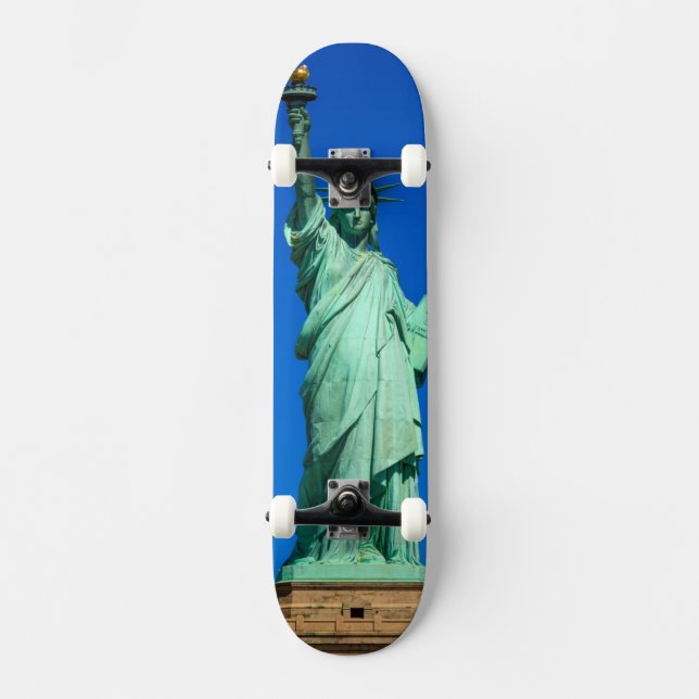 Skateboard New York, statue de la liberté (Recto)