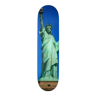 Skateboard New York, statue de la liberté