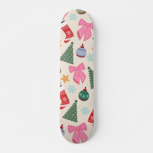 Skateboard Noël mignon