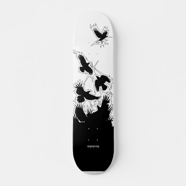 Skateboard nogunarmy (Devant)