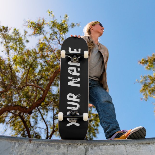 Skateboard Noir (Extérieur 1)