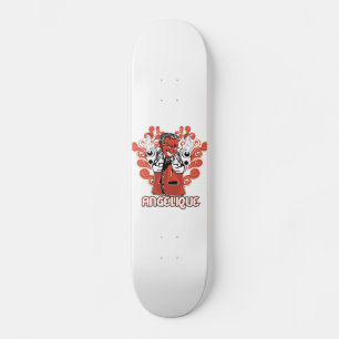 Skateboard noir angélique