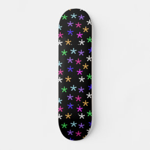 Skateboard noir coloré