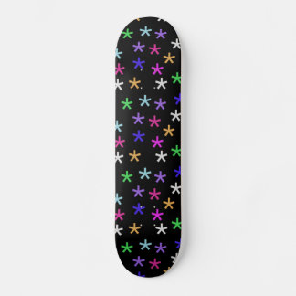 Skateboard noir coloré
