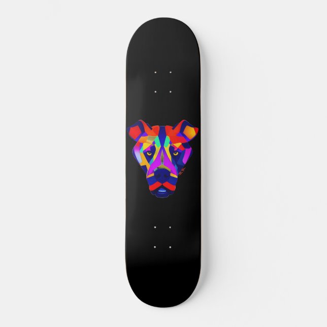 skateboard noir d'Alexander's Dog (Recto)