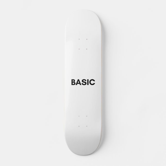 Skateboard noir de base (Recto)