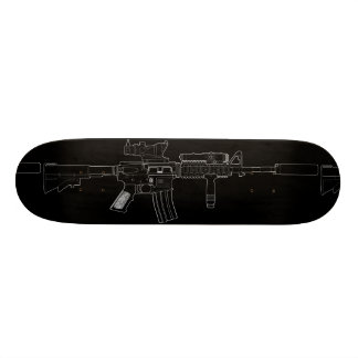 Skateboard Noir de plate-forme de planche à roulettes de M4