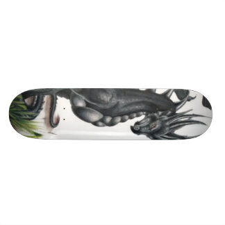 Skateboard noir-dragon