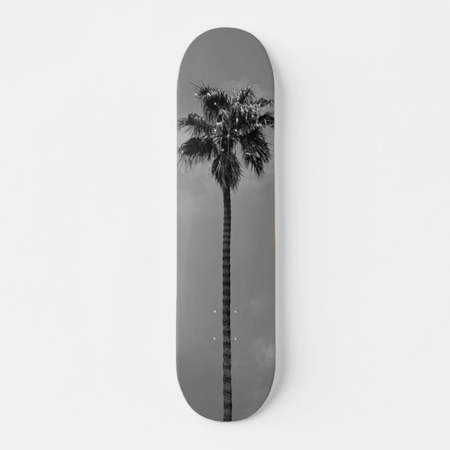 Skateboard noir et blanc (Devant)
