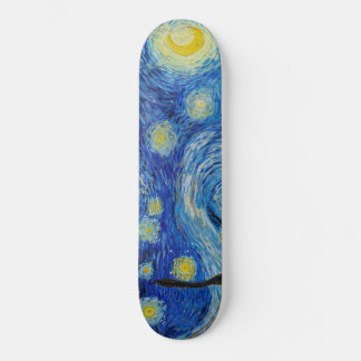 Skateboard Noite Estrelada, Vincent Van Gogh