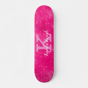Skateboard Nom du monogramme Cool de l'éperon de diamant ros