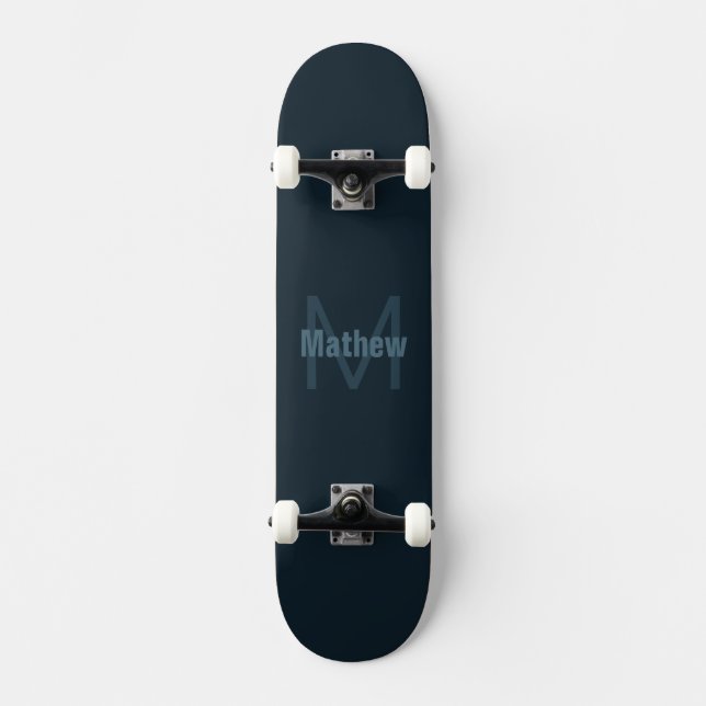 Skateboard Nom modifiable moderne (Recto)