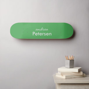 Skateboard Nom personnalisé tendance moderne minimaliste