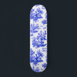 Skateboard NOMADESAUSTRALIENS bleu toile de Jouy<br><div class="desc">NOMADESAUSTRALIENS Bleu toile de Jouy France romantique</div>