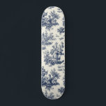 Skateboard NOMADESAUSTRALIENS Marine toile de Jouy<br><div class="desc">NOMADESAUSTRALIENS Marine toile de Jouy France romantique</div>