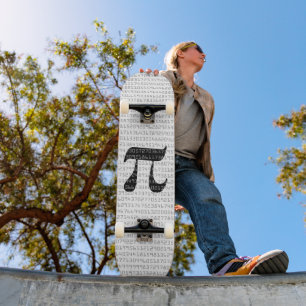 Skateboard Nombreux chiffres de Pi Mathematical Constante