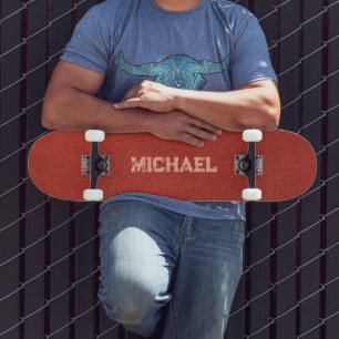 Skateboard Noms des Modèles Brown personnalisés