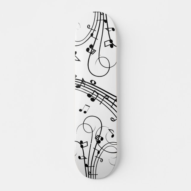 Skateboard Notes de musique fantaisie (Devant)