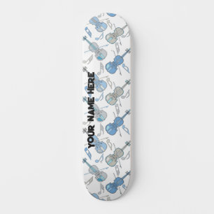 Skateboard Notes de musique violon
