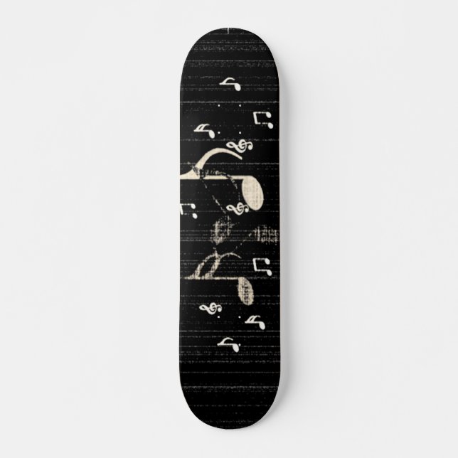 Skateboard notes musicales (Devant)