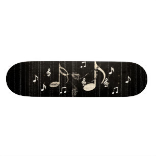 Skateboard notes musicales