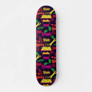 Skateboard Nouilles à retirer néon