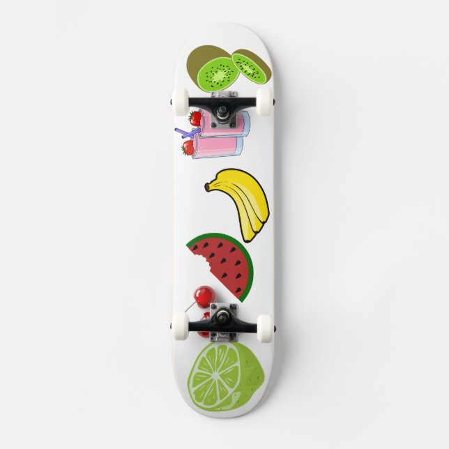 Skateboard Nourriture douce de destin de dessert de salade de (Recto)