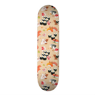Skateboard Nourriture japonaise : Motif 3 de sushi